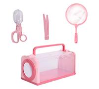 Pocoiau Nature Exploring Insecta Catching Kits Toy for Kids Insecta Viewer with Magnifier Tweezers Child Hands on Observation Educational