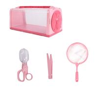 Pocoiau Nature Exploring Insecta Catching Kits Toy for Kids Insecta Viewer with Magnifier Tweezers Child Hands on Observation Educational