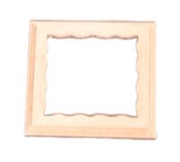 Pocoiau Picture Frame Miniature Display for 1: 12 Scale Dollhouses, Perfect for Role Play and Display Realistic Wood Furniture Dollhouses Miniature Frame