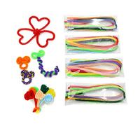 Pocoiau Pipe Cleaners Bulk MultiColor Chenille Stems Craft Supplies Fuzzy Glitter Pipe for Art Craft Chenille