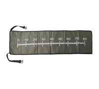 Pocoiau Portable Fishing Landing Mat Foldable Protections Pad with Measuring Scale 98x30cm Outdoor Unhooking Mat for Fish Care Waterproof Fishing Scale Mat