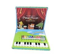 Pocoiau Practical Kids Piano Book Toy Ages 3 to 6 Educational Instrument for Toddler with 20 Keys and Adjustable Sound Levels Interactive Piano Toy