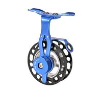 Pocoiau Professional Ice Fishing Accessories Reel Large Spool Diameter Wear-Resistant Aluminum Spool Metal Fishing For Water