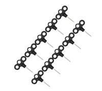 Pocoiau Reflective Camping Screw Pegs High Strengths Base with Enhancing Grip for Camping and Hiking Gear Weather Resistant Camping Screws