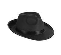 Pocoiau Roll Brims Fedora Hat For Adult Fashion Top Magicians Domed Roleplay Costume Unisex Male Panama Danceparty Hat For Male