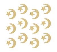 Pocoiau Rustproof Alloy Sun Moons Pattern Napkin Holders for Dinner Festivals Tableware Sun Moons Designs Napkin Accessories