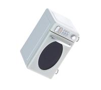 Pocoiau Safe Miniature Accessory Microwave Oven Bread Cabinet Set Perfect for 1/12 Dollhouses Bread Cabinet