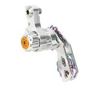 Pocoiau Simple Install Chain Guide Systems For Single Speed Double Pulleys Wheel Aluminum Alloys Cycling Part Quickly Release Chain Tensioner