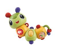 Pocoiau Sound and Light Caterpillars Game for Infants Rotating Engaging Sensory Toy Educational Infant Nursery Accessory Interactive Caterpillars