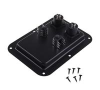 Pocoiau Terminal Wall Panel Plate Input Phono Chassis Socket AV Adapter 4-Core Socket Plate Terminal Binding Post Guitars for Kids