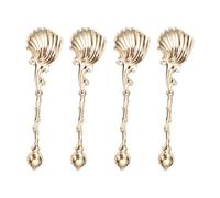 Pocoiau Traditional Metal Alloy Spoon Utensils For Coffee Brewing Dough Decorating Ergonomic Handle Cookware Traditional Cake Decorating Equipment