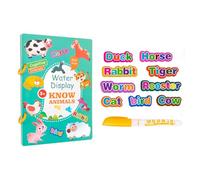 Pocoiau Water Coloring Book With Drawing Pen For Children Engaging Art And Craft Educaitonal Watercolor Activity Reusable Painting