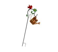 Pocoiau Watering Can Solar Lamp Automatic Lighting Durability Iron Construction Garden Decoration for Yard Landscape Weatherproof Solar Light