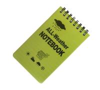 Pocoiau Waterproof Pocket Notebook Notepads All Weathers Spirals Write in the Rain for Outdoor Activity Waterproof All Weather Paper Notepad for Outdoor Office