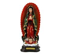 Pocoiau Weatherproof Catholic Holy Mother & Child Statue Elegant Resin Sculpture For Garden Or Prayer Spaces Resin Sculpture