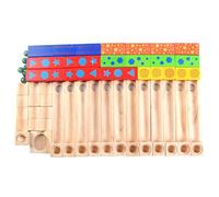 Pocoiau Wooden Blocks Maze Run Set Early Educational STEM Development Building Toys for Kids Party Favor Track Game