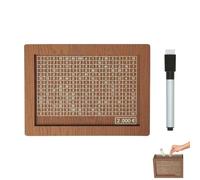 Pocoiau Wooden Money Box with EU Counting Feature for Financial Education User Friendly Savingsbox