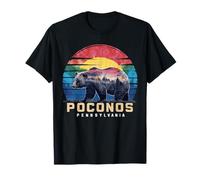 Poconos Mountains Pennsylvania Bear Hiking Trip Souvenirs T-Shirt