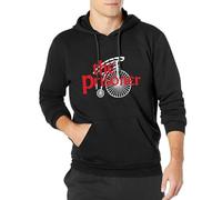 pocos The Prisoner Hoody Mens Retro Tv Programme Show Top Hoodie Program XL Black