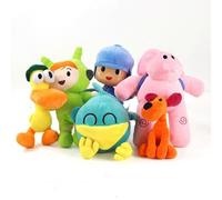 Pocoyo Plush Toy Elly Pato Loula Fred Loula Soft Plushie Stuffed Figure Doll for Kid Brithday Xmas Gift 26cm YoYo