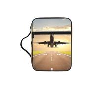 POCUK Airplane Bible Storage Bag Carrying Book Case Church Bag Bible Protective with Handle