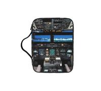 POCUK Airplane Cockpit Bible Storage Bag Carrying Book Case Church Bag Bible Protective with Handle