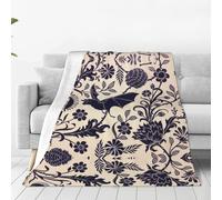 POCUK Bat Pattern Multi Size Ultra Soft Flannel Blanket (Vertical Style) Cosy Warm Family Home Decor