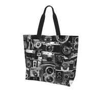 POCUK Cool Camera Collection Shoulder Bag Large Capacity Handheld Storage Bag