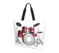 POCUK Cool Drum Set Shoulder Bag Large Capacity Handheld Storage Bag