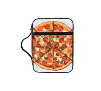 POCUK I Love Pizza Bible Storage Bag Carrying Book Case Church Bag Bible Protective with Handle