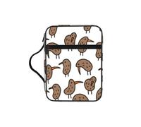 POCUK Kiwi Birds Cute Bible Storage Bag Carrying Book Case Church Bag Bible Protective with Handle