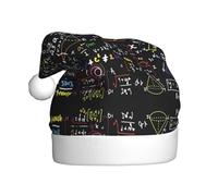 POCUK Math Formula Christmas Hat For Adult Party Supplies Classic For New Year Holiday Party