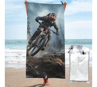 POCUK Mountain Bike Tournament Quick Dry Towel Microfiber Gym Travel Beach Shower Backpacking Pool Yoga & Swim Use