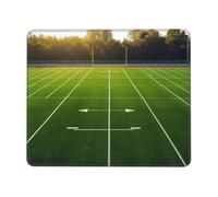 POCUK Sports Field In Green Mouse Pad Office Desk Mat Writing Mat With Lock Edge Gaming Mouse Pad