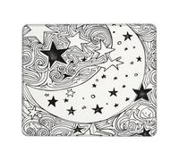 POCUK Stars Drawing Mouse Pad Office Desk Mat Writing Mat With Lock Edge Gaming Mouse Pad