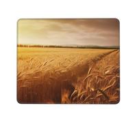 POCUK Wheat Field Mouse Pad Office Desk Mat Writing Mat With Lock Edge Gaming Mouse Pad