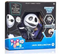 WOW! PODS 4D Disney Jack Skellington | Unique Connectable Collectable Bobble-head figure that Bursts from their World into Yours | Wall or Shelf Display | Disney Toys and Gifts
