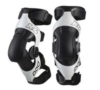 Pod Active K4 2.0 Motocross Knee Braces White MX Off Road Enduro Quad ATV