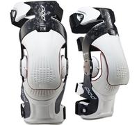 Pod Active Motocross Knee Braces K8 3.0 Carbon White MX Off Road Enduro Quad