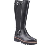 Pod Aleena Leather/Textile Women's Black Boots UK 3
