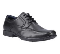 Pod Angus Leather Men's Black Lace-Up Shoes UK 7