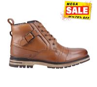 Pod Eros Mens Casual Leather Fashion Boots Brown