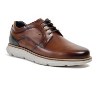 Pod Finch Leather Mens Cognac Lace-Up Shoes - Tan - Size UK 11