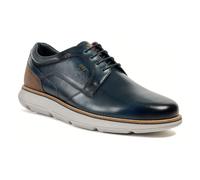 Pod Finch Leather Mens Navy Lace-Up Shoes - Size UK 7