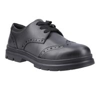 Pod Fiona Leather Girls's Black Brogues - Size UK 6