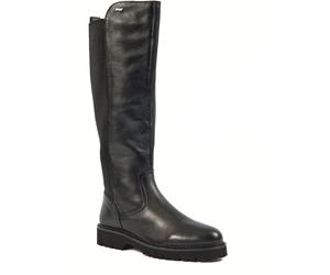 Pod Hannah Leather/Textile Womens Black Boots - Size UK 6