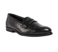 Pod Islay Leather Girls's Black Loafers - Size UK 4