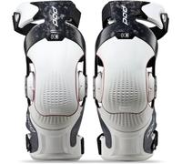 POD K8 3.0 Forged Carbon, knee braces unisex XL White/Black