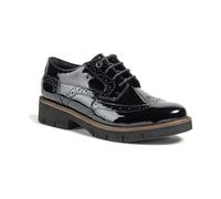Pod Kacey Leather Women's Black Brogues Shoes - UK 5 / EU 38 / US 7