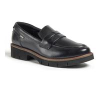 Pod Kaltin Leather Womens Black Loafers - Size UK 6